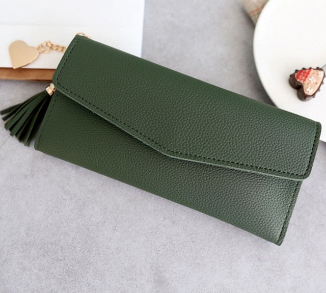 Female Wallets Phone Clutch Bag Purses Long Wallets For Girl Ladies Money Coin Pocket Card Holder Women Wallets With Tassel