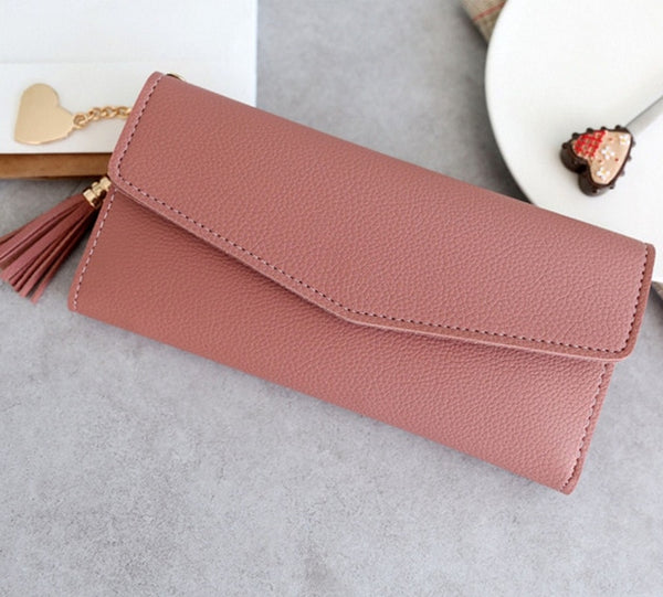Female Wallets Phone Clutch Bag Purses Long Wallets For Girl Ladies Money Coin Pocket Card Holder Women Wallets With Tassel