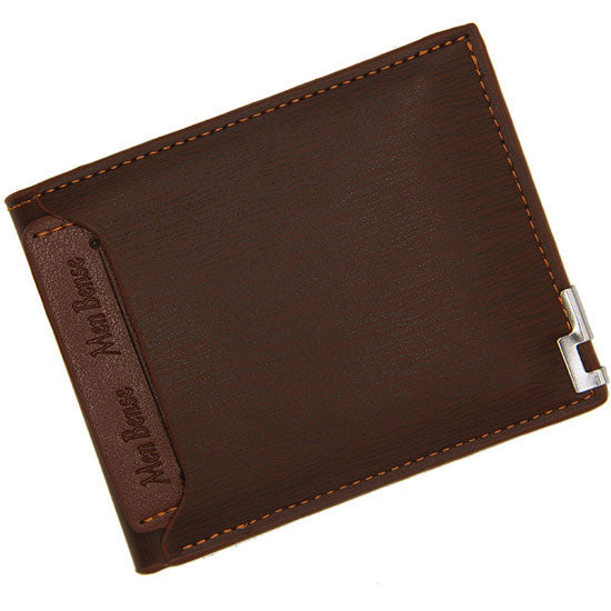 Retro Purse Short Anime  Slim Thin Short Luxury  Mini Slim Credit Card  Cute Leather Small Wallet High Quality,Men Wallets