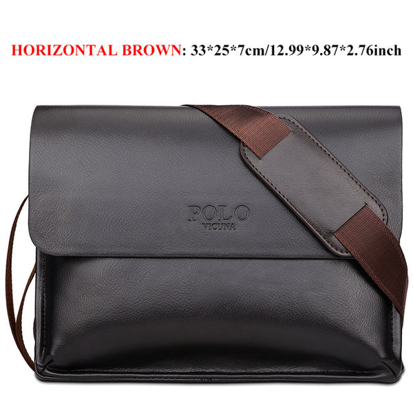VICUNA POLO Famous Brand Leather Men Bag Casual Business Leather Bag Set Man Messenger Bag Vintage Crossbody Bag bolsas male