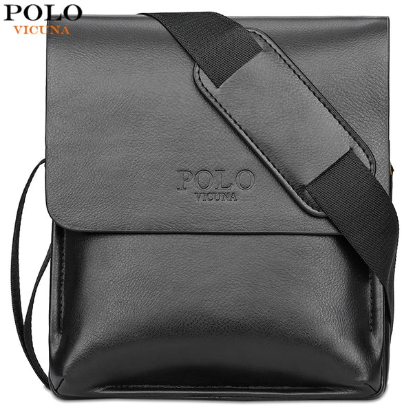 VICUNA POLO Famous Brand Leather Men Bag Casual Business Leather Bag Set Man Messenger Bag Vintage Crossbody Bag bolsas male