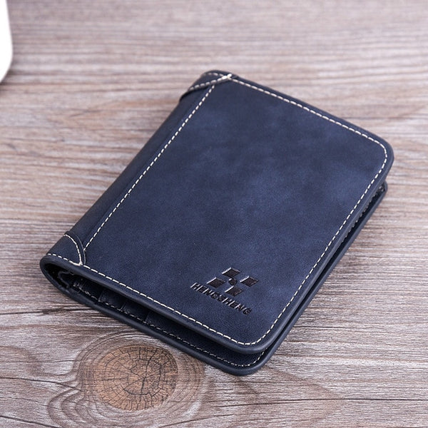 Fashion 2020 Men Wallets Mens Wallet with Coin Bag Zipper Small Money Purses New Design Dollar Slim Purse Money Clip Wallet