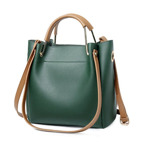 Bucket bag handbag fashion simple large capacity  commuter bagBig bag casual shoulder bagOblique cross female pack Brand Designe