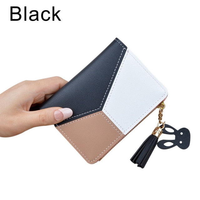 Dihope Fashion Women Wallets Small Leather Purse Women Ladies Card Bag For Women 2019  Female Purse Money Clip Wallet