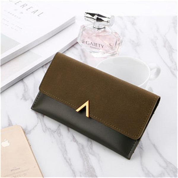 Wallet Woman Long Purse Fashion Simple PU Leather Wallets Professional Women Card Holder Clutch Bag Coin Money Bag Hot Selling