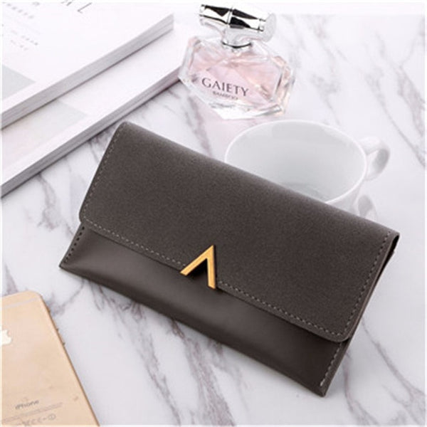 Wallet Woman Long Purse Fashion Simple PU Leather Wallets Professional Women Card Holder Clutch Bag Coin Money Bag Hot Selling