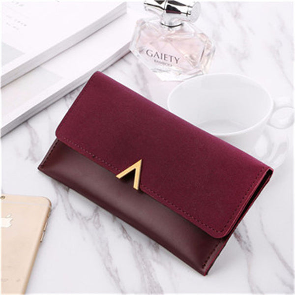 Wallet Woman Long Purse Fashion Simple PU Leather Wallets Professional Women Card Holder Clutch Bag Coin Money Bag Hot Selling