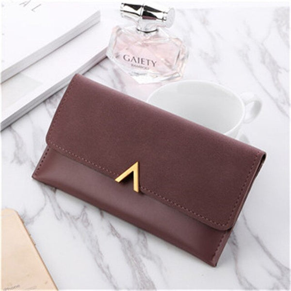 Wallet Woman Long Purse Fashion Simple PU Leather Wallets Professional Women Card Holder Clutch Bag Coin Money Bag Hot Selling