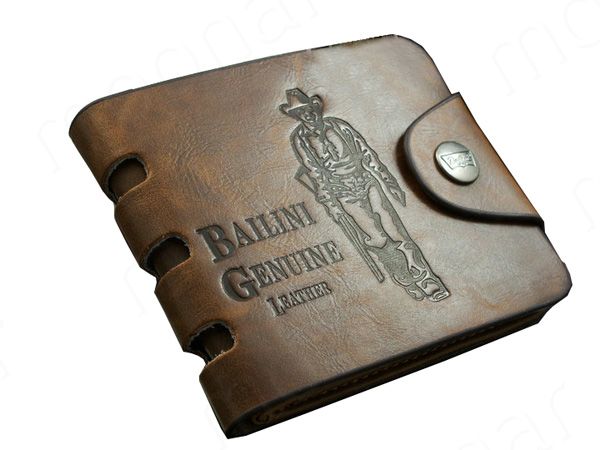 Classic Men's Wallet Simple New Causal Cowboy Style Short Soft Leather Bifold Wallets With Multi Pocket Purse Vintage Male
